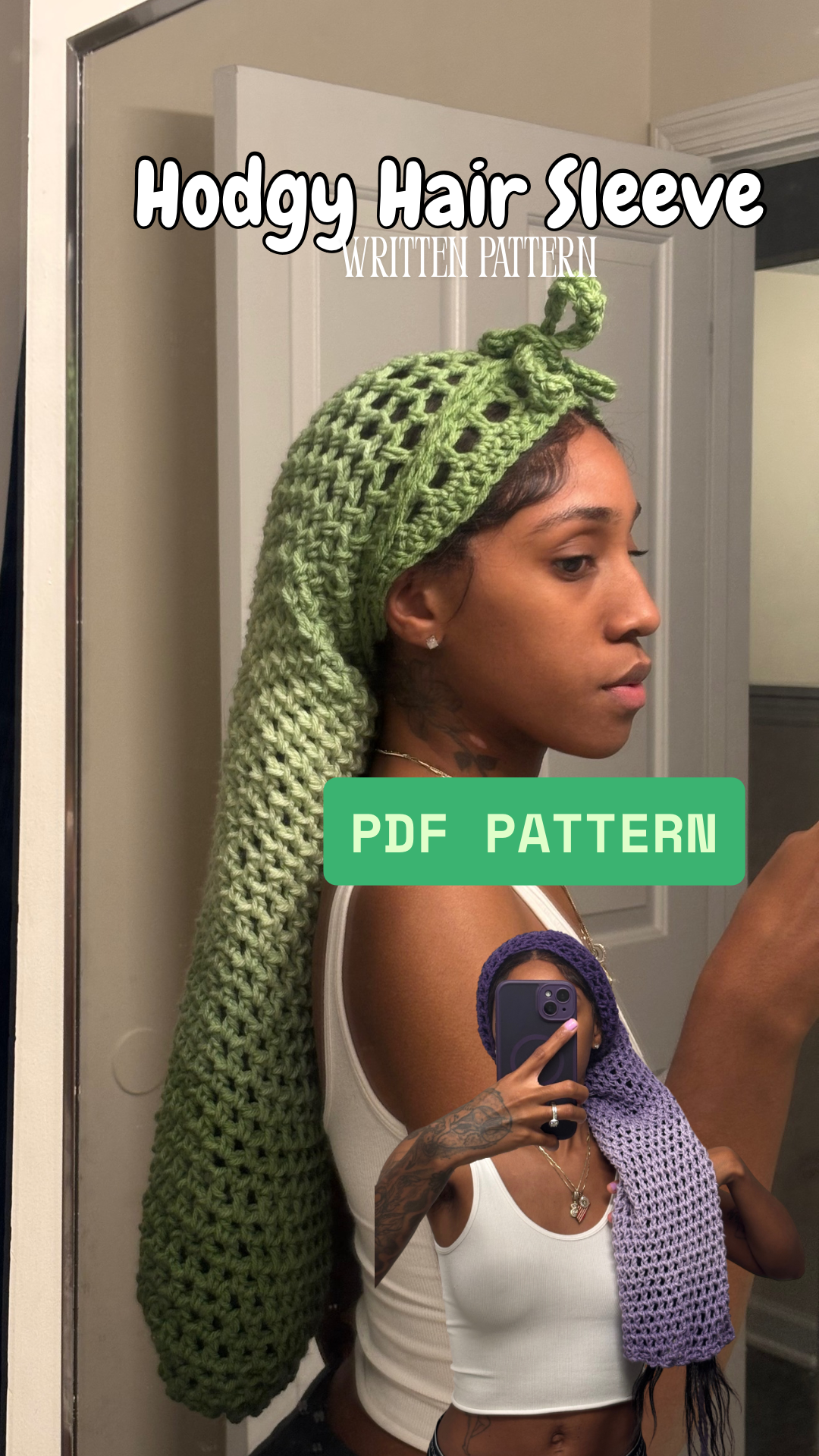 Hodgy Hair Sleeve pattern PDF